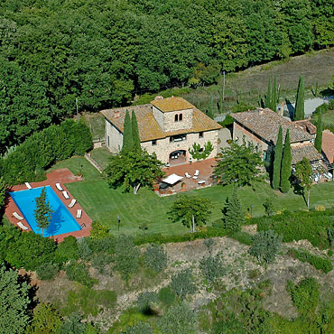 Casale Tagliafune: aerial view